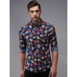 SHOWOFFFF Men Comfort Slim Fit Floral Printed Casual Shirt-picture-23