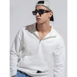 SHOWOFFFF Men High Neck Cotton Sweatshirt-picture-25