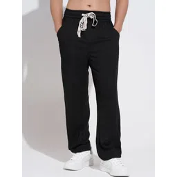 SHOWOFFFF Men Low-Rise Easy Wash Trousers image 1