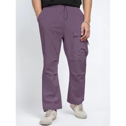 SHOWOFFFF Men Relaxed Fit Low-Rise Cargos Trousers-picture-42