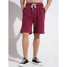 SHOWOFFFF Men Relaxed Fit Low-Rise Shorts-picture-34