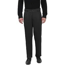 showoffff Men's Black Regular Fit Formal Trouser-JE-R107-Loose_Black-picture-42