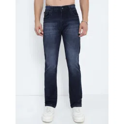SHOWOFFFF Navy Blue Denim Slim Fit Jeans-picture-44