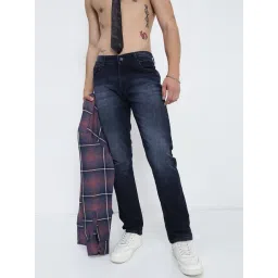 SHOWOFFFF Navy Blue Denim Slim Fit Jeans-picture-32