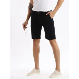 SHOWOFFFF Navy Slim Fit Printed Shorts-picture-29