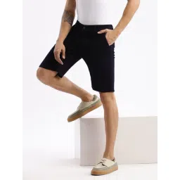 SHOWOFFFF Navy Slim Fit Printed Shorts-picture-35