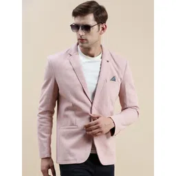SHOWOFFFF Notched Lapel Long Sleeves Single-Breasted Blazers-picture-28