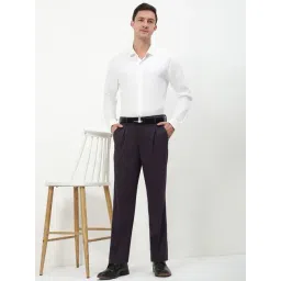 SHOWOFFFF Purple Regular Fit Trousers image 5