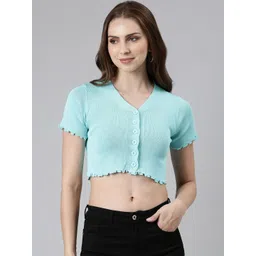 SHOWOFFFF Ruffles Crop Top-picture-20