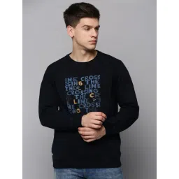 showoffff SHOW OFF Navy Blue Cotton Regular Fit Printed Sweatshirt-picture-39