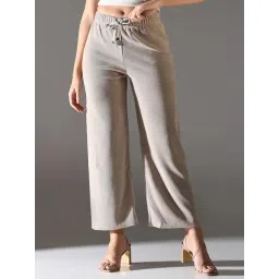 showoffff Showoff Beige Cotton Blend Straight FitTrouser-picture-43