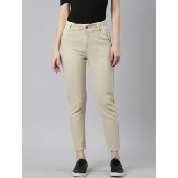 showoffff SHOWOFF Beige Denim Regular Fit Mid Rise Jeans-picture-38