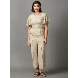 showoffff SHOWOFF Beige Printed Co-ord Set-picture-37