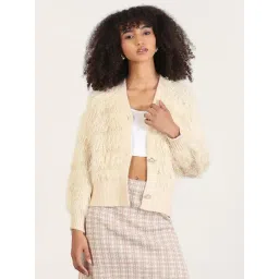 showoffff Showoff Beige Regular Fit Cardigan-picture-41