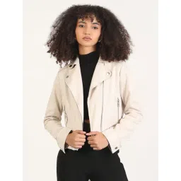 showoffff Showoff Beige Regular Fit Jacket-picture-15