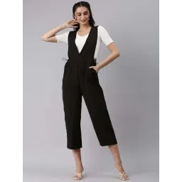 showoffff SHOWOFF Black Plain Jumpsuit-picture-12