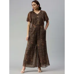 showoffff SHOWOFF Black Printed Jumpsuit-picture-40