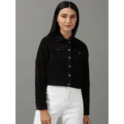 showoffff SHOWOFF Black Regular Fit Jacket-picture-47