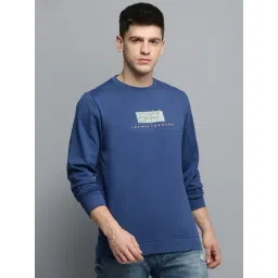showoffff Showoff Blue Cotton Regular Fit Printed Sweatshirt-picture-23