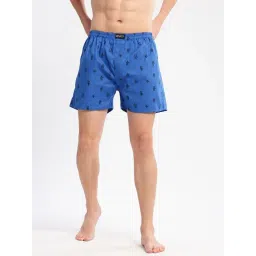 showoffff Showoff Blue Cotton Slim Fit Printed Boxers-picture-15