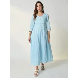 showoffff SHOWOFF Blue Embellished Kurta-picture-42