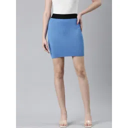 showoffff SHOWOFF Blue Mini Skirt-picture-42