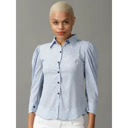 showoffff SHOWOFF Blue Printed Shirt-picture-31