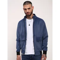 showoffff Showoff Blue Slim Fit Jacket-picture-38