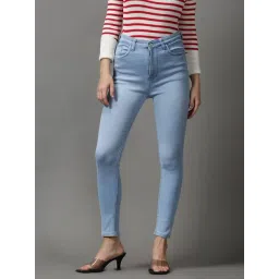 showoffff SHOWOFF Blue Solid Mid Rise Jeans-picture-36