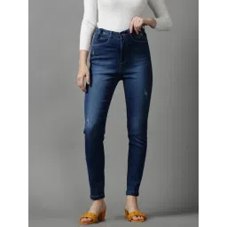 showoffff SHOWOFF Blue Solid Mid Rise Jeans-picture-38