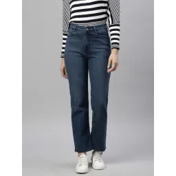 showoffff SHOWOFF Blue Straight Fit Mid Rise Jeans-picture-40