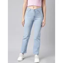 showoffff SHOWOFF Blue Straight Fit Mid Rise Jeans-picture-18