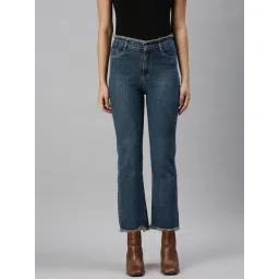 showoffff SHOWOFF Casual Straight Fit High-Rise Blue Jeans-picture-21