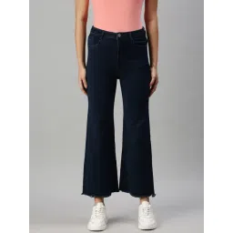 showoffff SHOWOFF Casual Wide Leg High-Rise Blue Jeans-picture-12