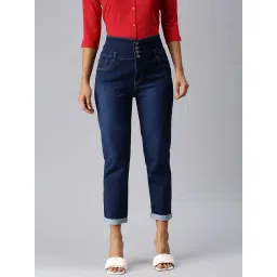 showoffff SHOWOFF Clean Look Blue Straight Fit Denim Jeans-picture-37