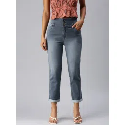 showoffff SHOWOFF Clean Look Blue Straight Fit Denim Jeans-picture-34