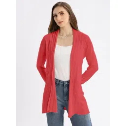 showoffff SHOWOFF Coral Solid Shrug-picture-30