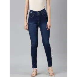 showoffff SHOWOFF Dark Blue Denim Skinny Fit Mid Rise Jeans-picture-42