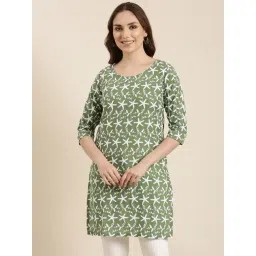 showoffff SHOWOFF Green Embroidered Kurti-picture-14