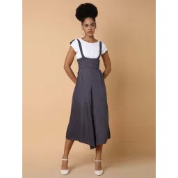 showoffff SHOWOFF Grey Cotton Jumpsuit-picture-39