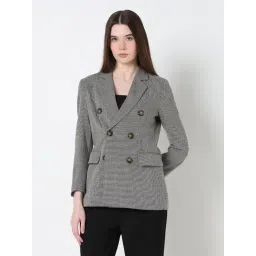showoffff Showoff Grey Cotton Regular Fit Blazer-picture-17