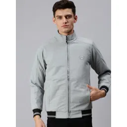 showoffff SHOWOFF Grey Cotton Slim Fit Jackets-picture-30