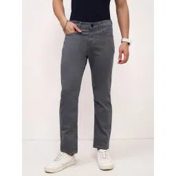 showoffff Showoff Grey Cotton Straight Fit Jeans-picture-40