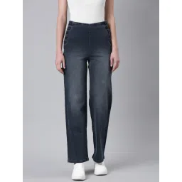 showoffff SHOWOFF Grey Denim Mid Rise Jeans-picture-30