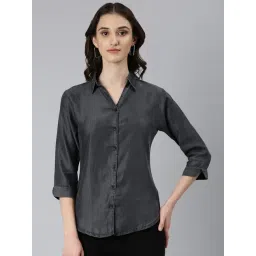 showoffff SHOWOFF Grey Regular Fit Shirt-picture-11