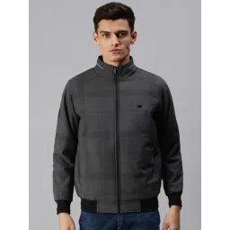 showoffff SHOWOFF Grey Slim Fit Checks Jackets-picture-11