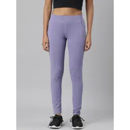 showoffff SHOWOFF Lavender Slim Fit Mid Rise Trackpants-picture-38