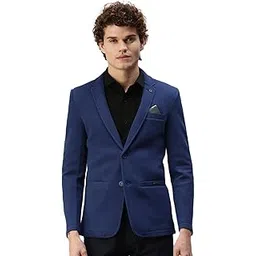 showoffff SHOWOFF Men Casual Solid Blazers_AR13_Blue-picture-10