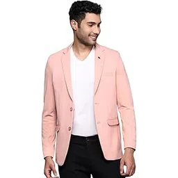 showoffff SHOWOFF Men's Black Slim Fit Single Breasted Blazer-EX-3011_Black-picture-39