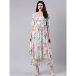 showoffff SHOWOFF Multicolor Floral Print Co-ord Set-picture-15